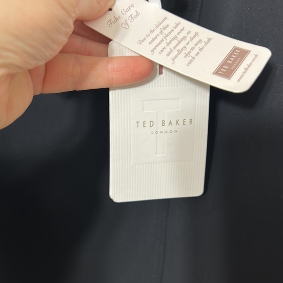 Ted Baker Black NIMMO Wrap Pencil Skirt Size 10 (Ted Baker Sizing 4) - Picture 6 of 6